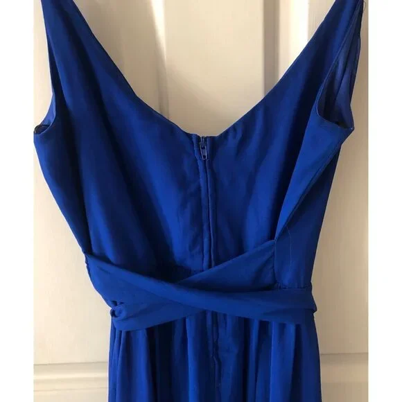 Women's Premier Amour Blue Ombre Sleeveless Maxi Dress Size 4 - Picture 10 of 15